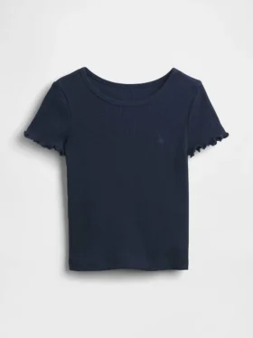 T-shirty dla niemowląt i maluchów z prążkowanej dzianiny do łączenia z innymi ubraniami