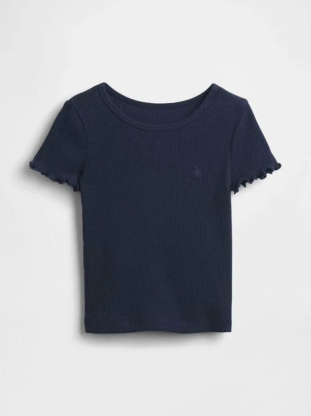 T-shirty dla niemowląt i maluchów z prążkowanej dzianiny do łączenia z innymi ubraniami