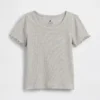 T-shirty dla niemowląt i maluchów z prążkowanej dzianiny do łączenia z innymi ubraniami