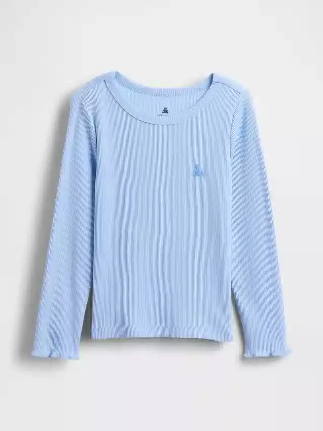 T-shirty dla niemowląt i maluchów z prążkowanej dzianiny do łączenia z innymi ubraniami