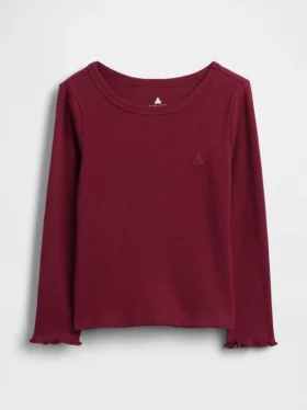 T-shirty dla niemowląt i maluchów z prążkowanej dzianiny do łączenia z innymi ubraniami