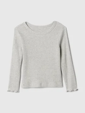 T-shirty dla niemowląt i maluchów z prążkowanej dzianiny do łączenia z innymi ubraniami