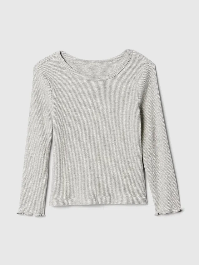 T-shirty dla niemowląt i maluchów z prążkowanej dzianiny do łączenia z innymi ubraniami