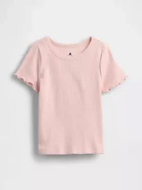 T-shirty dla niemowląt i maluchów z prążkowanej dzianiny do łączenia z innymi ubraniami