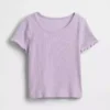 T-shirty dla niemowląt i maluchów z prążkowanej dzianiny do łączenia z innymi ubraniami