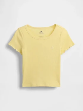 T-shirty dla niemowląt i maluchów z prążkowanej dzianiny do łączenia z innymi ubraniami