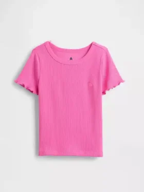 T-shirty dla niemowląt i maluchów z prążkowanej dzianiny do łączenia z innymi ubraniami