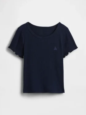 T-shirty dla niemowląt i maluchów z prążkowanej dzianiny do łączenia z innymi ubraniami