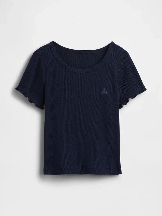 T-shirty dla niemowląt i maluchów z prążkowanej dzianiny do łączenia z innymi ubraniami