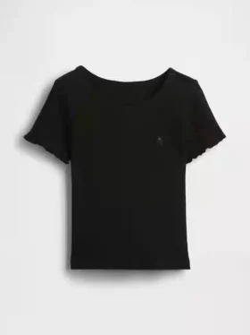 T-shirty dla niemowląt i maluchów z prążkowanej dzianiny do łączenia z innymi ubraniami