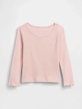 T-shirty dla niemowląt i maluchów z prążkowanej dzianiny do łączenia z innymi ubraniami