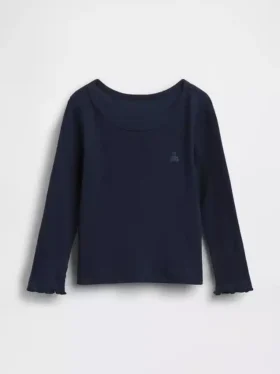 T-shirty dla niemowląt i maluchów z prążkowanej dzianiny do łączenia z innymi ubraniami