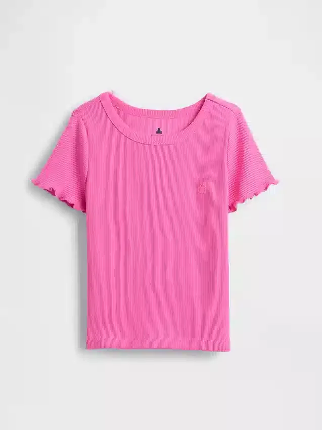T-shirty dla niemowląt i maluchów z prążkowanej dzianiny do łączenia z innymi ubraniami
