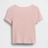 T-shirty dla niemowląt i maluchów z prążkowanej dzianiny do łączenia z innymi ubraniami
