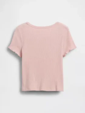 T-shirty dla niemowląt i maluchów z prążkowanej dzianiny do łączenia z innymi ubraniami