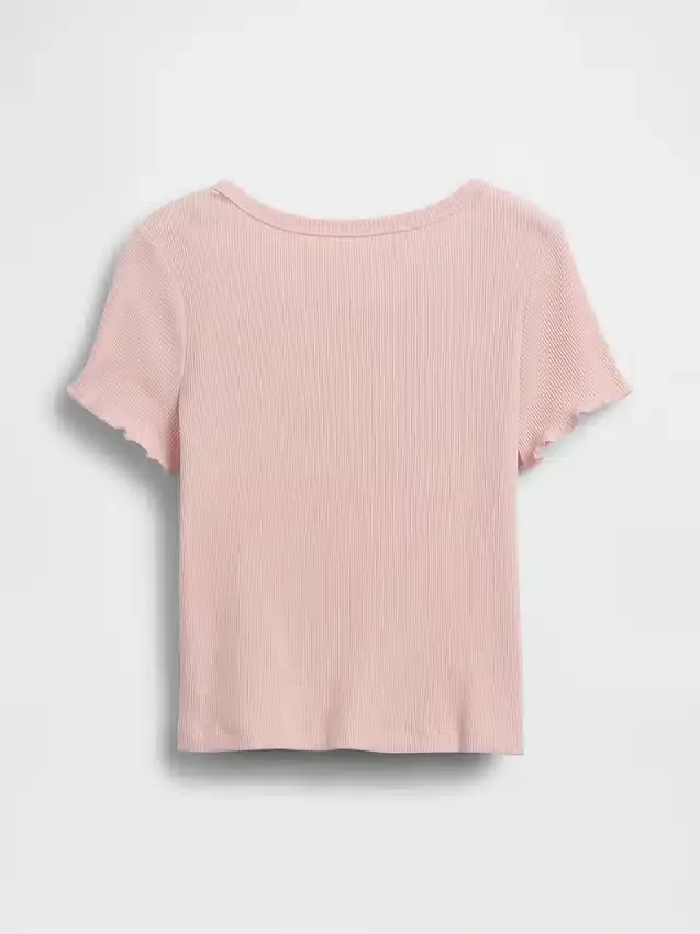 T-shirty dla niemowląt i maluchów z prążkowanej dzianiny do łączenia z innymi ubraniami