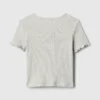 T-shirty dla niemowląt i maluchów z prążkowanej dzianiny do łączenia z innymi ubraniami
