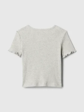 T-shirty dla niemowląt i maluchów z prążkowanej dzianiny do łączenia z innymi ubraniami