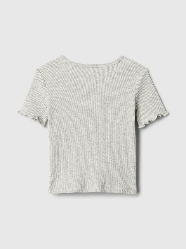 T-shirty dla niemowląt i maluchów z prążkowanej dzianiny do łączenia z innymi ubraniami
