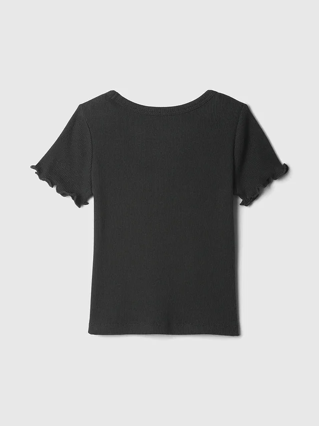 T-shirty dla niemowląt i maluchów z prążkowanej dzianiny do łączenia z innymi ubraniami