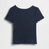 T-shirty dla niemowląt i maluchów z prążkowanej dzianiny do łączenia z innymi ubraniami