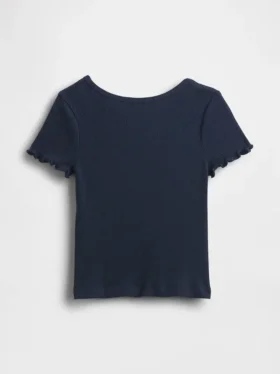 T-shirty dla niemowląt i maluchów z prążkowanej dzianiny do łączenia z innymi ubraniami