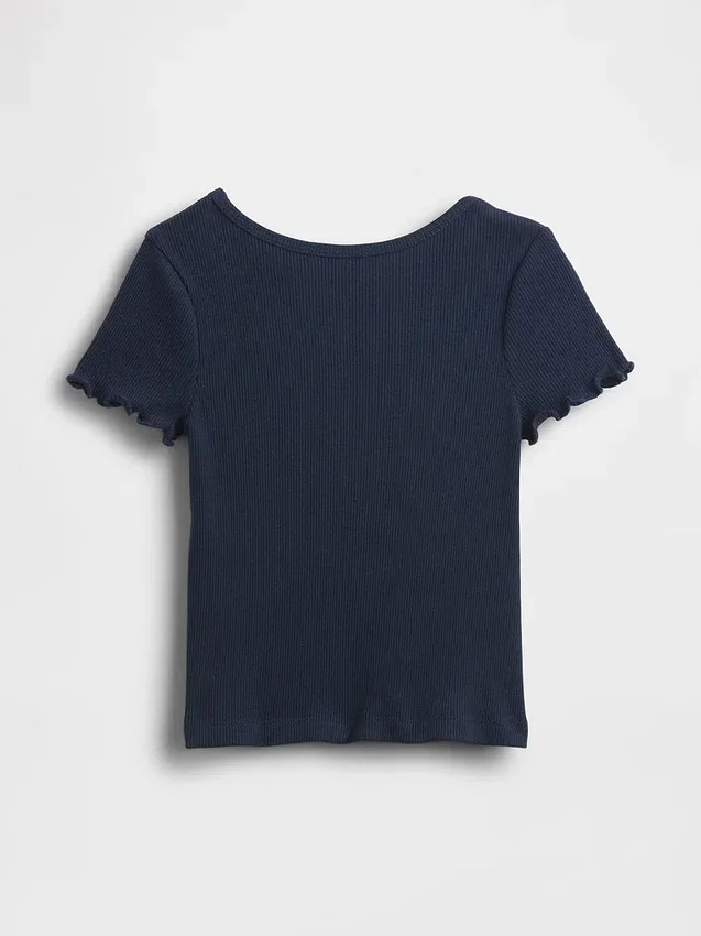 T-shirty dla niemowląt i maluchów z prążkowanej dzianiny do łączenia z innymi ubraniami