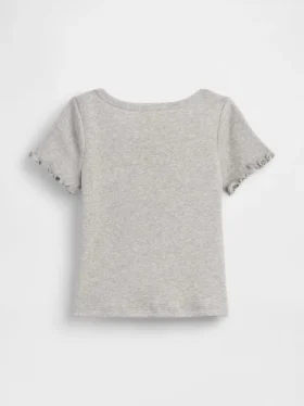 T-shirty dla niemowląt i maluchów z prążkowanej dzianiny do łączenia z innymi ubraniami