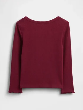 T-shirty dla niemowląt i maluchów z prążkowanej dzianiny do łączenia z innymi ubraniami