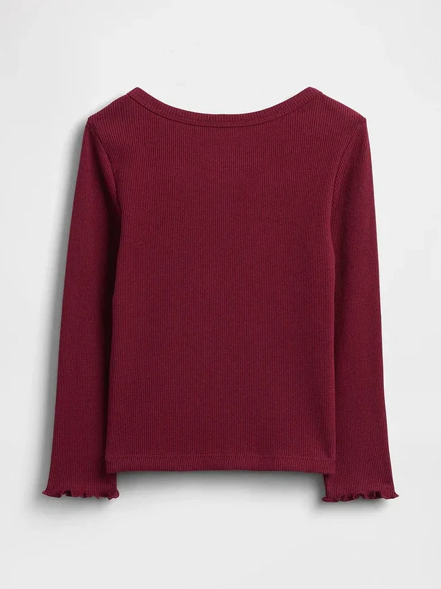 T-shirty dla niemowląt i maluchów z prążkowanej dzianiny do łączenia z innymi ubraniami