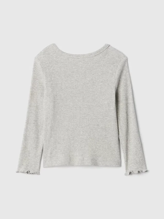 T-shirty dla niemowląt i maluchów z prążkowanej dzianiny do łączenia z innymi ubraniami
