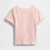 T-shirty dla niemowląt i maluchów z prążkowanej dzianiny do łączenia z innymi ubraniami