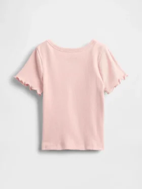 T-shirty dla niemowląt i maluchów z prążkowanej dzianiny do łączenia z innymi ubraniami