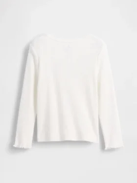 T-shirty dla niemowląt i maluchów z prążkowanej dzianiny do łączenia z innymi ubraniami