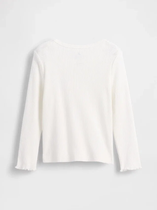 T-shirty dla niemowląt i maluchów z prążkowanej dzianiny do łączenia z innymi ubraniami