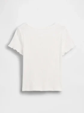 T-shirty dla niemowląt i maluchów z prążkowanej dzianiny do łączenia z innymi ubraniami