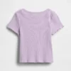 T-shirty dla niemowląt i maluchów z prążkowanej dzianiny do łączenia z innymi ubraniami