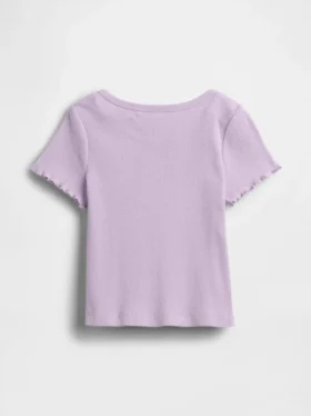 T-shirty dla niemowląt i maluchów z prążkowanej dzianiny do łączenia z innymi ubraniami