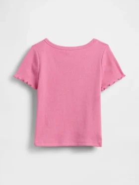 T-shirty dla niemowląt i maluchów z prążkowanej dzianiny do łączenia z innymi ubraniami