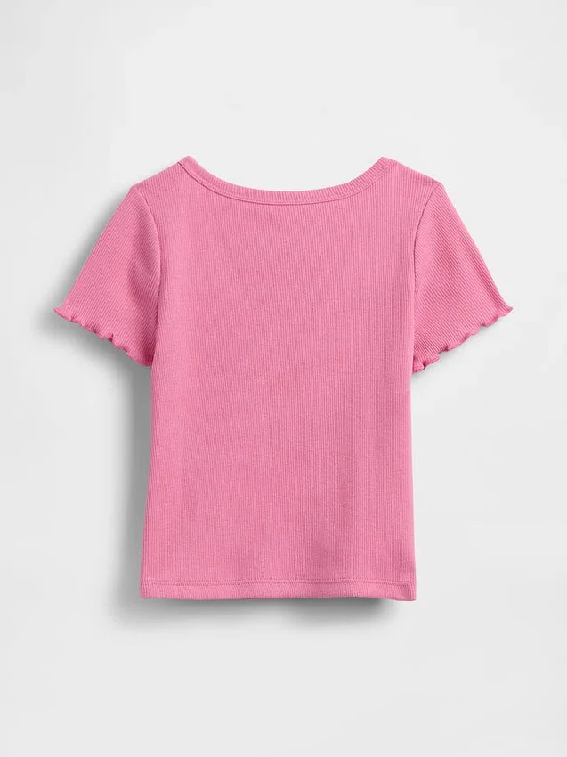 T-shirty dla niemowląt i maluchów z prążkowanej dzianiny do łączenia z innymi ubraniami