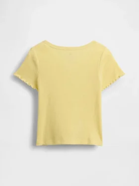 T-shirty dla niemowląt i maluchów z prążkowanej dzianiny do łączenia z innymi ubraniami
