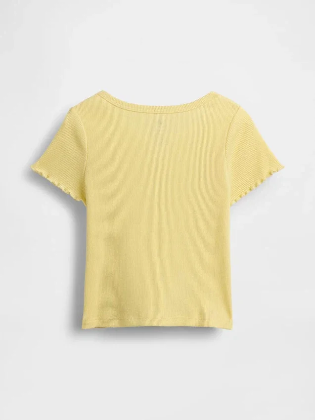 T-shirty dla niemowląt i maluchów z prążkowanej dzianiny do łączenia z innymi ubraniami