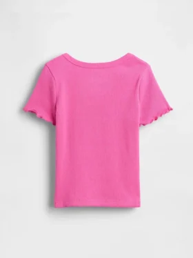 T-shirty dla niemowląt i maluchów z prążkowanej dzianiny do łączenia z innymi ubraniami