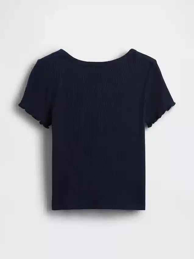 T-shirty dla niemowląt i maluchów z prążkowanej dzianiny do łączenia z innymi ubraniami