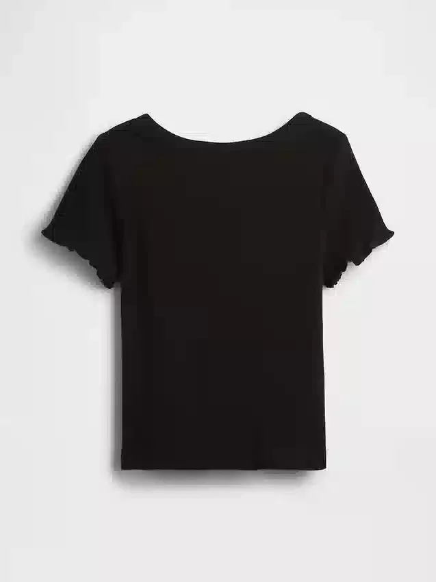 T-shirty dla niemowląt i maluchów z prążkowanej dzianiny do łączenia z innymi ubraniami