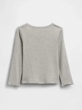 T-shirty dla niemowląt i maluchów z prążkowanej dzianiny do łączenia z innymi ubraniami