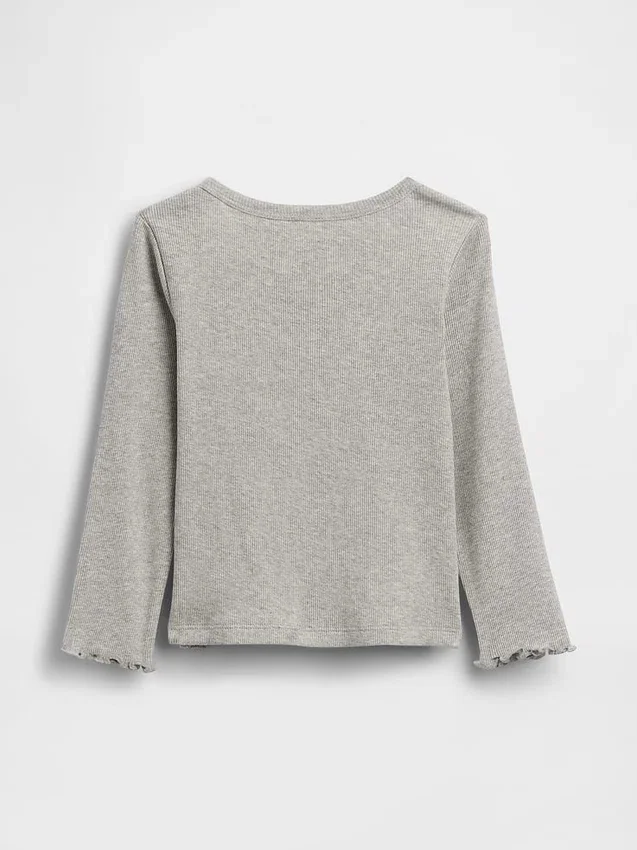 T-shirty dla niemowląt i maluchów z prążkowanej dzianiny do łączenia z innymi ubraniami