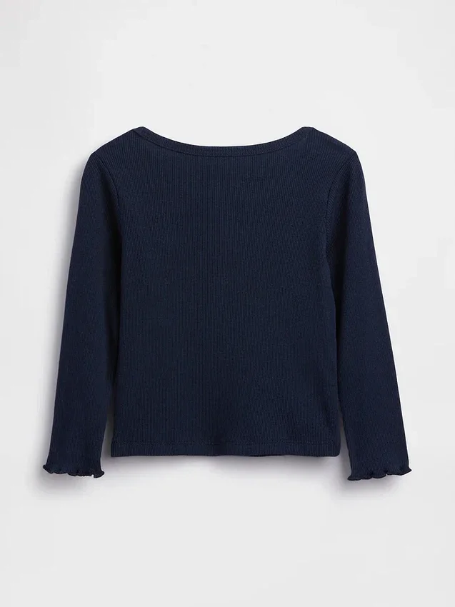 T-shirty dla niemowląt i maluchów z prążkowanej dzianiny do łączenia z innymi ubraniami