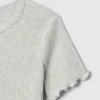 T-shirty dla niemowląt i maluchów z prążkowanej dzianiny do łączenia z innymi ubraniami