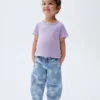 T-shirty dla niemowląt i maluchów z prążkowanej dzianiny do łączenia z innymi ubraniami